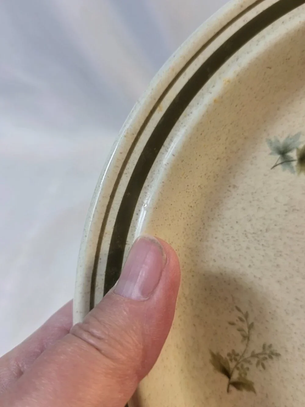 TWO Royal Doulton Cornwall (Double Green Trim) Salad Plates Fruit & Berries